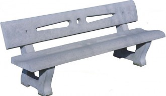 Banc public béton blanc - Devis sur Techni-Contact.com - 2