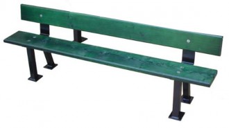 Banc public de parc pour enfant