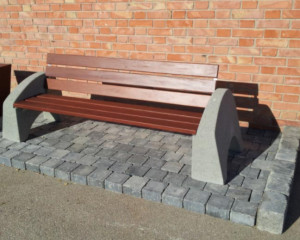 Banc public en béton et bois - Devis sur Techni-Contact.com - 2