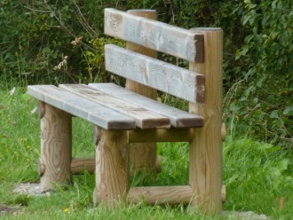 Banc public en bois 5 Lames - Devis sur Techni-Contact.com - 1