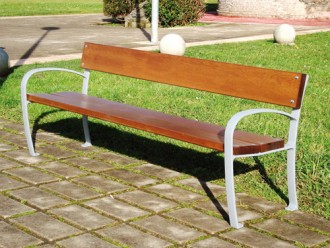 Banc public en bois et fonte aluminium - Devis sur Techni-Contact.com - 5