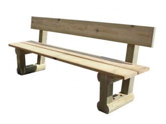 Banc public en bois traité - Devis sur Techni-Contact.com - 1