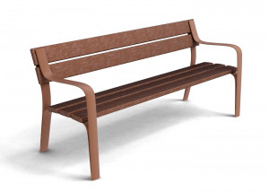 Banc public en plastique recyclé - Devis sur Techni-Contact.com - 1