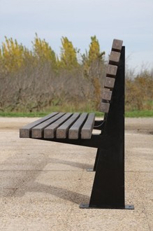 Banc public en plastique recyclé 2 mètres - Devis sur Techni-Contact.com - 4