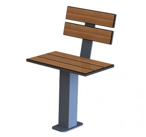 Banc public individuel 500 mm - Devis sur Techni-Contact.com - 2