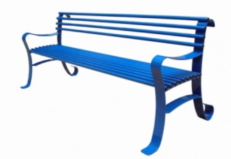 Banc public métallique 2000 mm - Devis sur Techni-Contact.com - 1