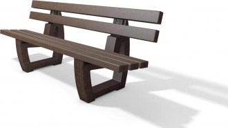 Banc public plastique recyclé 1m50 - Devis sur Techni-Contact.com - 1