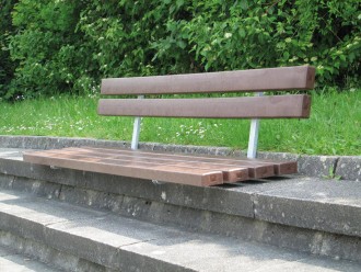 Banc public plastique recyclé sans pieds - Devis sur Techni-Contact.com - 3