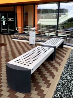 Banc public Trau en acier galvanisé - Devis sur Techni-Contact.com - 2