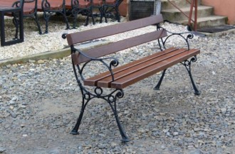 Banc standard avec accoudoir