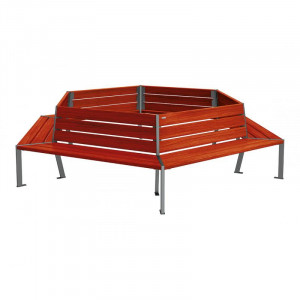 Banc tour d’arbre hexagonal - Devis sur Techni-Contact.com - 4