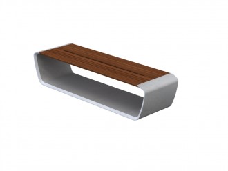 Banc urbain béton et bois - Devis sur Techni-Contact.com - 1