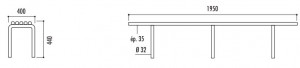 Banc urbain en acier 1950 mm - Devis sur Techni-Contact.com - 6