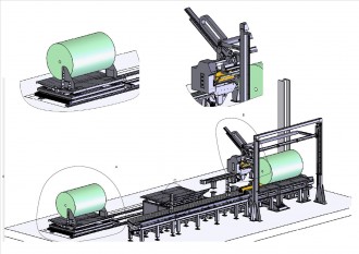 Banderoleuse pour bobines de papier ou carton - Devis sur Techni-Contact.com - 6