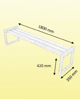 Banquette bois 1.80m - Devis sur Techni-Contact.com - 2