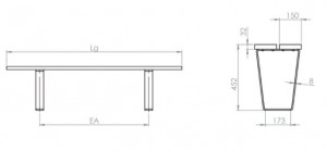 Banquette extérieure en plastique recyclée - Devis sur Techni-Contact.com - 2