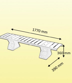 Banquette pied béton - Devis sur Techni-Contact.com - 2