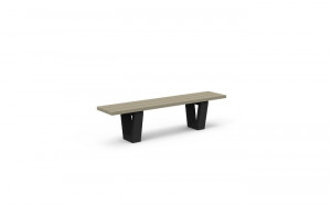 Banquette publique avec assise plastique - Devis sur Techni-Contact.com - 1