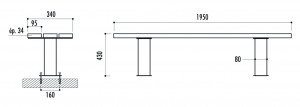 Banquette urbaine en bois 1950 mm - Devis sur Techni-Contact.com - 4