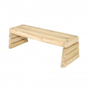 Banquette urbaine en bois