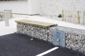 Banquette urbaine en gabion - Devis sur Techni-Contact.com - 3