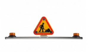 Barre de signalisation 500 mm relevage manuel  - Devis sur Techni-Contact.com - 1