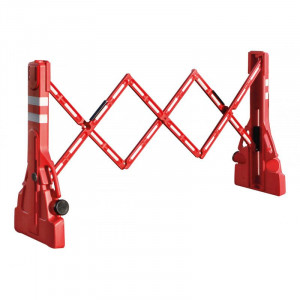 Barrière de chantier extensible en PVC - Devis sur Techni-Contact.com - 1