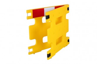 Barrière de chantier pliable - Devis sur Techni-Contact.com - 3