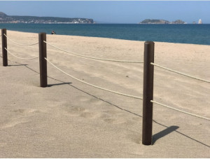 Barrière de plage en plastique recyclé - Devis sur Techni-Contact.com - 2