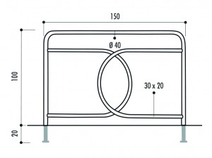 Barrière de ville en acier 1500 mm - Devis sur Techni-Contact.com - 3