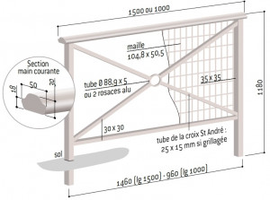 Barrière de ville tube en acier - Devis sur Techni-Contact.com - 6