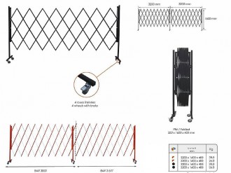 Barrière extensible roulante - Devis sur Techni-Contact.com - 2