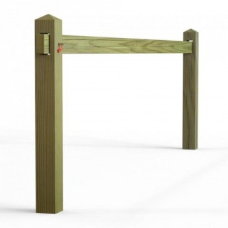 Barrière forestière coulissante en bois - Devis sur Techni-Contact.com - 2