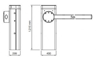 Barrière levante automatique 5m kit complet - Devis sur Techni-Contact.com - 3