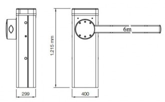 Barrière levante automatique 6m kit complet - Devis sur Techni-Contact.com - 3