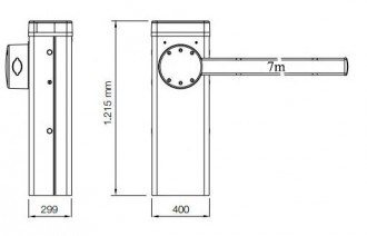 Barrière levante automatique 7m kit complet - Devis sur Techni-Contact.com - 3