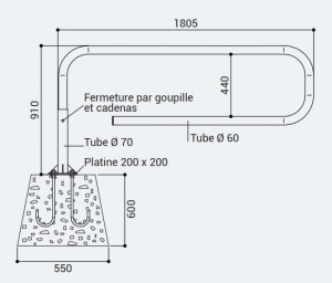 Barrière tournante manuelle - Devis sur Techni-Contact.com - 4