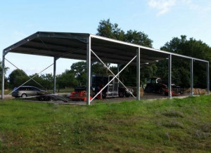 Bâtiment en kit - chéneaux et régulateurs inclus - 12,6x24x5m - Devis sur Techni-Contact.com - 1