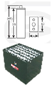 Batteries clark 690 Ah - Devis sur Techni-Contact.com - 1