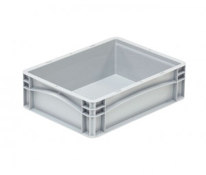 Bac plastique euronorme plein 400x300x120 mm - Devis sur Techni-Contact.com - 1