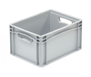 Bac plastique euronorme plein 400x300x220 mm - Devis sur Techni-Contact.com - 1