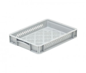 Bac plastique euronorme ajouré 400x300x70 mm - Devis sur Techni-Contact.com - 1