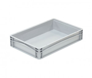 Bac plastique euronorme plein 600x400x120 mm - Devis sur Techni-Contact.com - 1