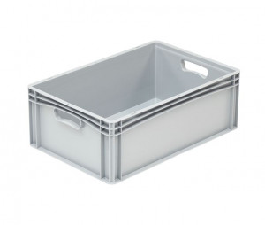 Bac plastique euronorme plein 600x400x220 mm - Devis sur Techni-Contact.com - 1