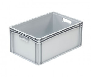 Bac plastique euronorme plein 600x400x270 mm - Devis sur Techni-Contact.com - 1