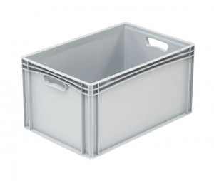 Bac plastique euronorme plein 600x400x320 mm - Devis sur Techni-Contact.com - 1