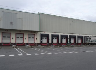 Blocage roues de camion