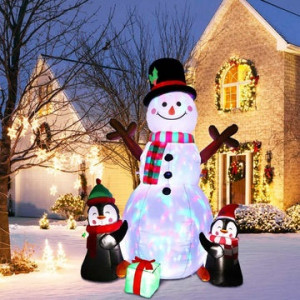 Bonhomme de neige et Pingouins - Devis sur Techni-Contact.com - 1