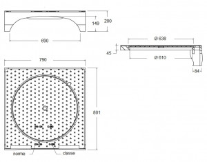 Bordure de canalisation absorbante carré - Devis sur Techni-Contact.com - 2