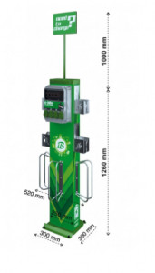 borne de recharge vélo électrique